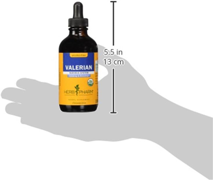 Herb Pharm Certified Organic Valerian Root 4 Ounce