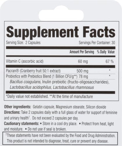 vH essentials Probiotics with Prebiotics and 60 Capsules