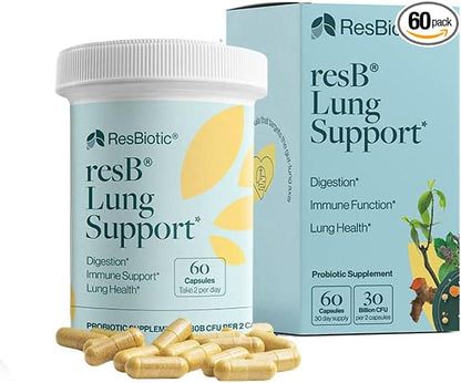 resB Lung Support Supplement, Probiotics 60ct