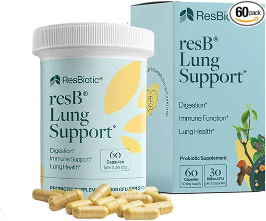 resB Lung Support Supplement, Probiotics 60ct