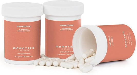 MOMOTARO APOTHECA Organic Probiotics for Women 25 Billion 30 Capsules
