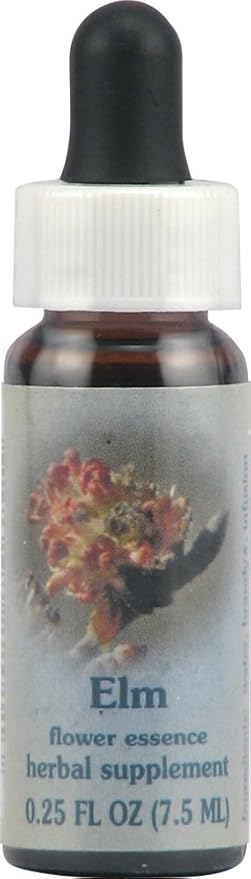 FLOWER ESSENCE SERVICES Supplement Dropper, Elm, 0.25 Ounce
