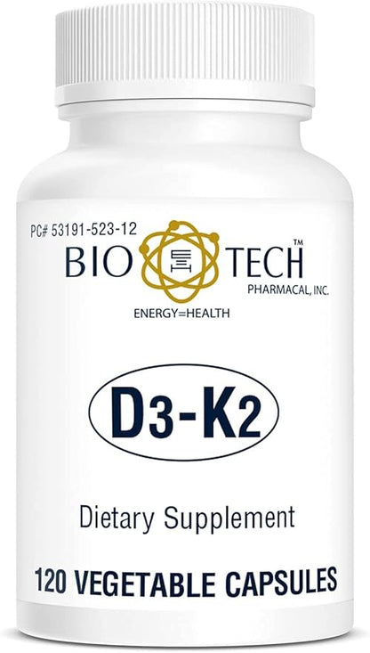 Bio-Tech D3-K2 120 Vegcaps