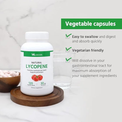 Natural Lycopene 30 mg 120 Vegetable