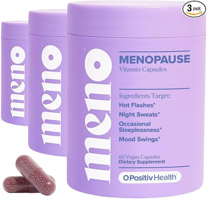MENO Vitamins for Menopause, 30 Servings 3) - KSM-66 -