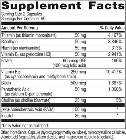 Bariatric Advantage B-50 Complex with Active B12, High 180 Count