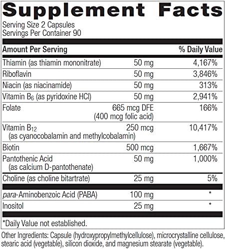 Bariatric Advantage B-50 Complex with Active B12, High 180 Count