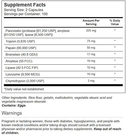 Vitacost Synergy Mega Digestive Enzymes 10X - 200 Capsules
