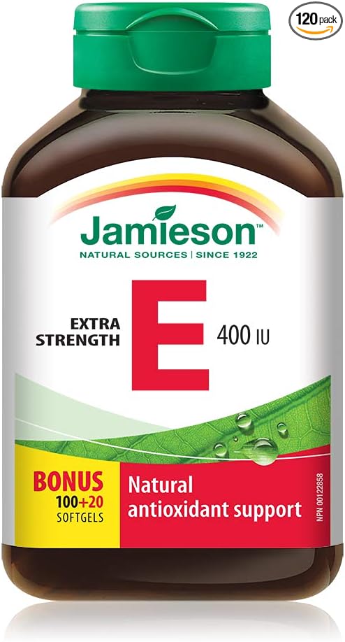 Jamieson Vitamin E 400 IU/268 mg 120 Capsules