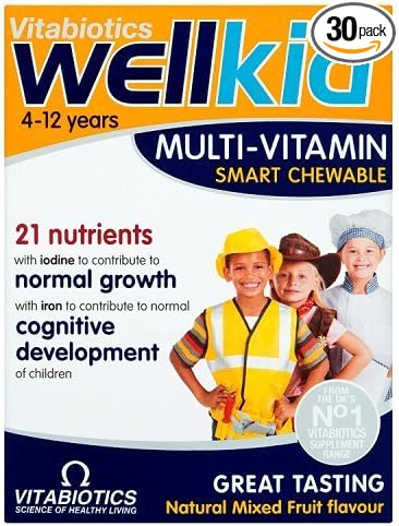 Vitabiotics Wellkid Multi-Vitamin Smart Chewable - 30 Tablets by Wellkid