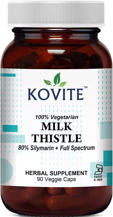 Standardized Milk Thistle 450 mg 80% Silymarin 90 Vegetarian