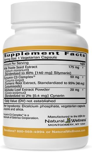 Natural Wellness Milk Thistle with Artichoke