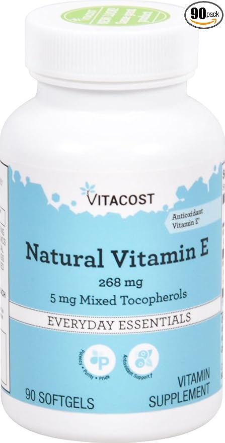 Natural Vitamin E - 268 mg 90 Softgels