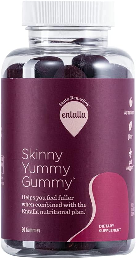 Santo Remedio, Entalla, Skinny Yummy Gummy, 60 Fiber 30 Servings