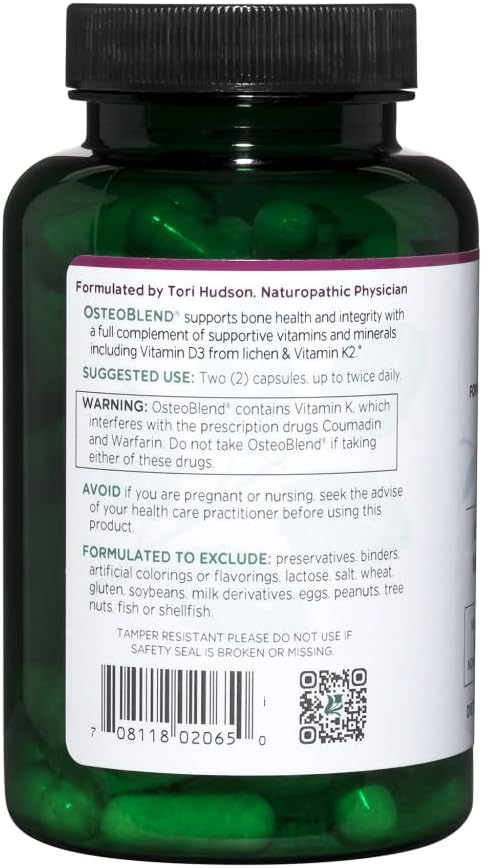 Vitanica, OsteoBlend, Bone Support, Vegan, 120