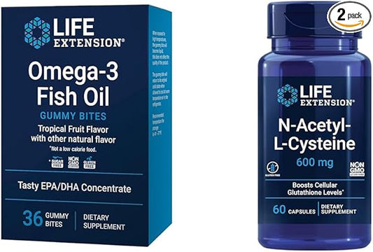 Life Extension Omega-3 Fish Oil Gummy