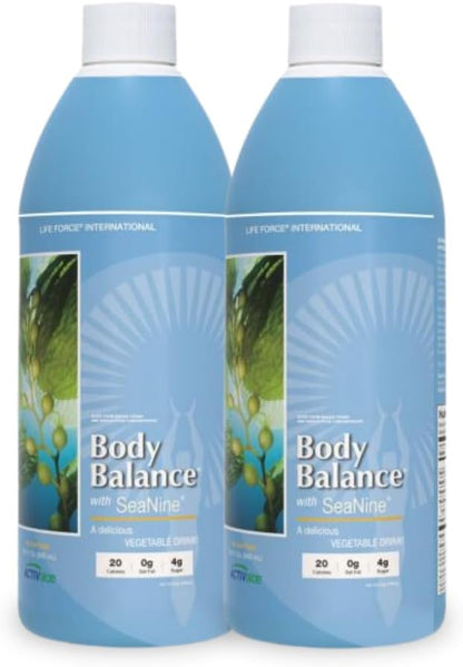 Youngevity Body Balance Land & Sea Plant Based Nutrition - Sea Vegetables, Kelp, Nori, Honey, Aloe Vera, and More - 75+ Nutrients w/Vitamins, Minerals, Amino Acids - (32 Fl Oz) (2)