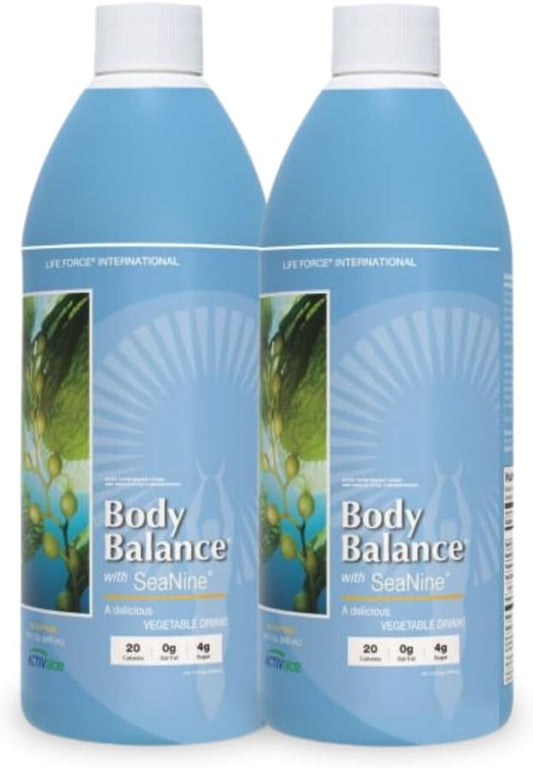 Youngevity Body Balance Land & Sea Plant Based Nutrition - Sea Vegetables, Kelp, Nori, Honey, Aloe Vera, and More - 75+ Nutrients w/Vitamins, Minerals, Amino Acids - (32 Fl Oz) (2)
