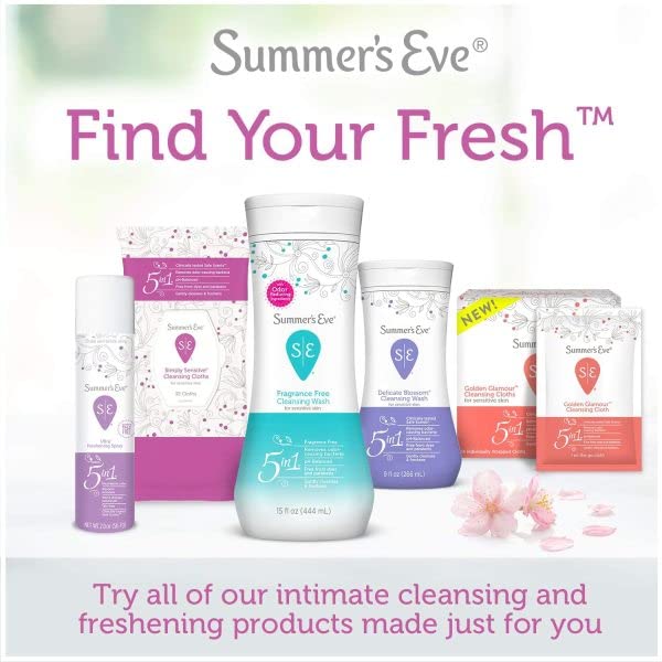 (Pack of 10 Bottles) Summer's Eve 4.5oz Bottles. 10 Bottles, 4.5oz Each