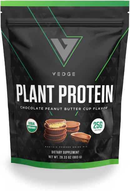 vedge Certified Organic Plant Protein Chocolate (20 Servings)