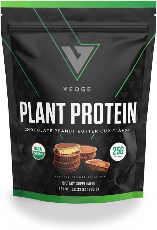 vedge Certified Organic Plant Protein Chocolate (20 Servings)