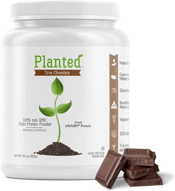 Planted Vegan Protein Powder 20g Chocolate 20 Servings