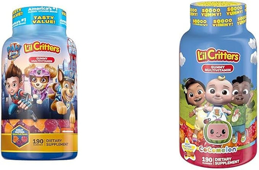 L'il Critters Paw Patrol & CoComelon D3, 190 190 Gummies