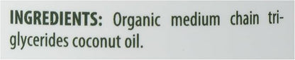 Flora Health MCT Oil Organic Energy Boost, C8 Caprylic & C10 Capric Acids, Keto, Kosher, Non-GMO Verified, 100% from Ethically and Sustainably Sourced Coconuts, 17 Fl Oz Liquid, Glass Bottle
