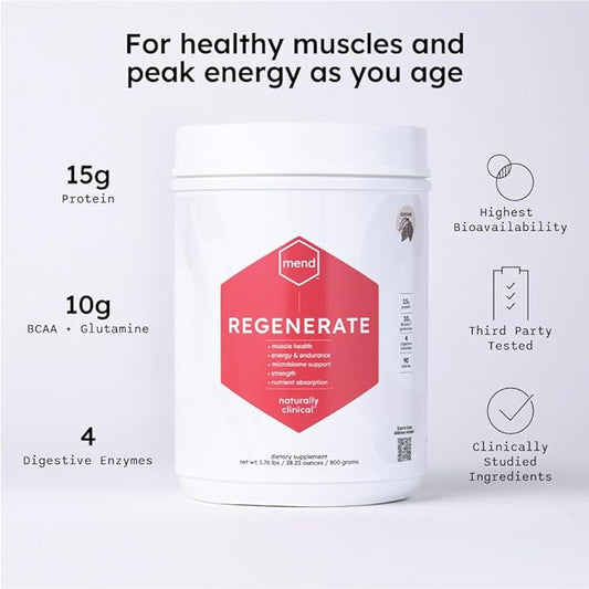 MEND Regenerate, Post Workout Recovery, Immune 20 Servings