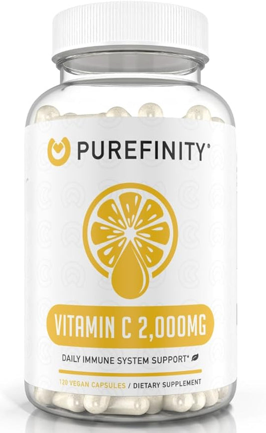 Vitamin C 2000mg Capsules – Double 120 Capsules (1 Month