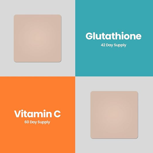 Antioxidant Power Duo Lifestyle Patch C, Glutathione 8-10 Hours (42 Days)
