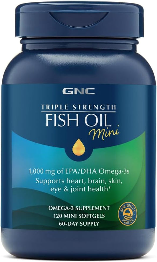 GNC Triple Strength Fish Oil Mini,120