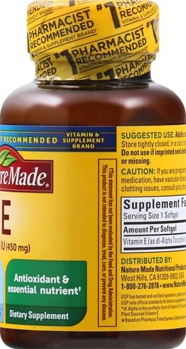Nature Made Vitamin E 1000 IU 60 Ct