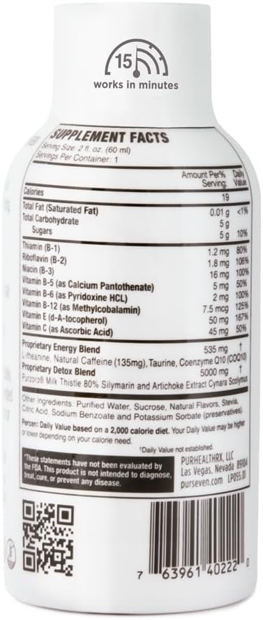 Red 7 Detox Blend 2 oz/ 60 ml 5000 mg 6)