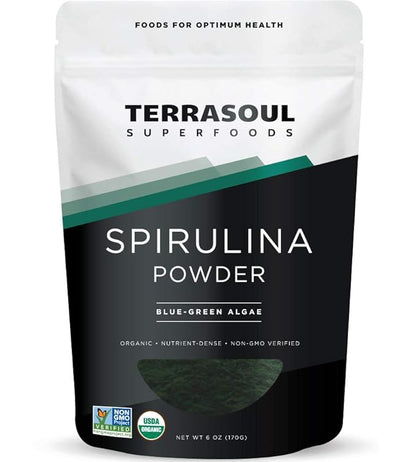 Terrasoul Superfoods Organic Spirulina Powder, 6