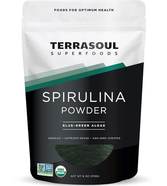 Terrasoul Superfoods Organic Spirulina Powder, 6