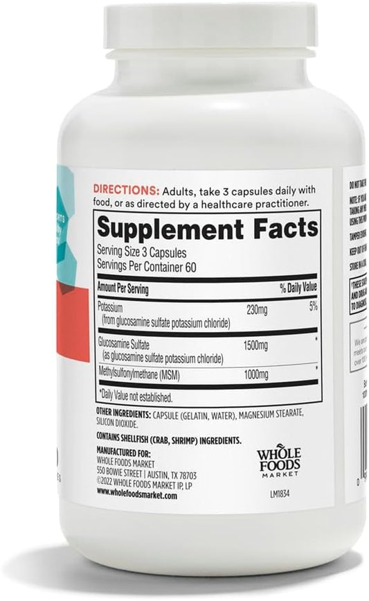 365 by Whole Foods Market, Glucosamine 180 Capsules