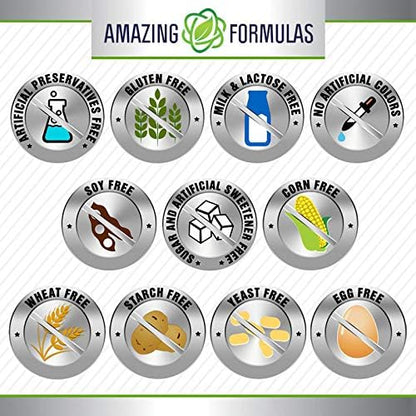 Amazing Formulas Vitamin C with Rose 1000 Mg 240 Tablets