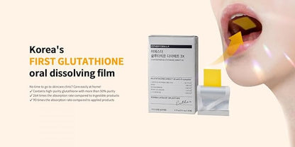 Lyuh Esther Glutathine Direct 3X Edible (1 Box 325mg - 30 Films) 3X, Yellow