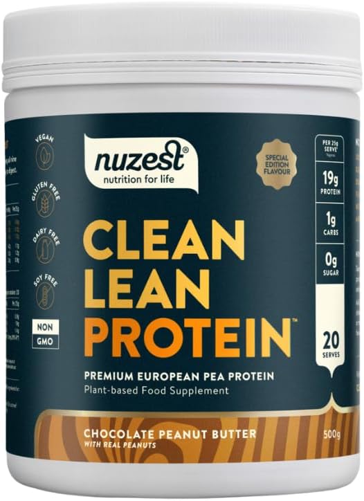 Nuzest - Pea Protein Powder - 20 Servings, 1.1 lb