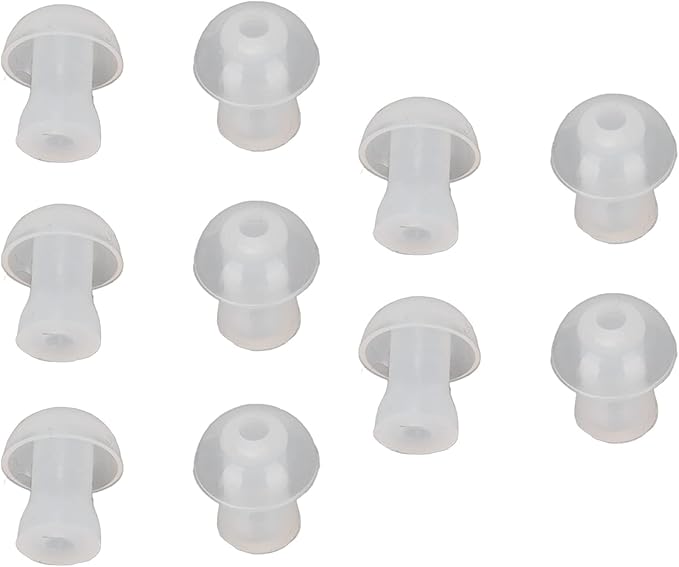 10 Pcs Ear Tips, Soft Silicone