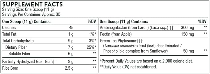 THORNE FiberMend - Prebiotic Fiber Powder 11.6 Oz