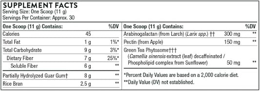 THORNE FiberMend - Prebiotic Fiber Powder 11.6 Oz