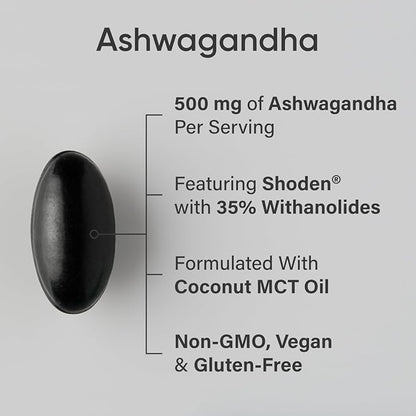 Sports Research® Ashwagandha Softgels with Coconut 60 Count
