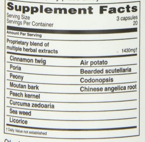 Ovary & Uterus Clean, 500 mg 60-Count Bottle 2)