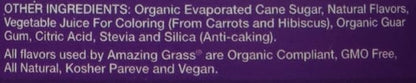 Amazing Grass Kidz Superfood: Organic Greens, Fruits, Veggies, Beet Root Powder & Probiotics for Healthy Kids, Berry Blast, 30 Servings