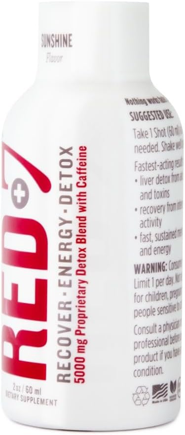 Red 7 Detox Blend 2 oz/ 60 ml 5000 mg 6)