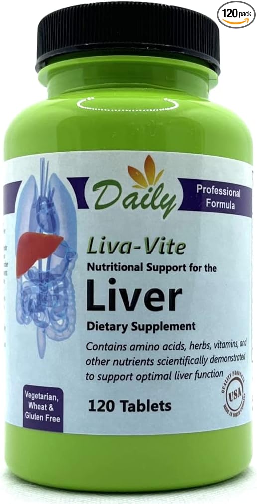 Daily Manufacturing Liva-Vite™ (L-Methionine, Choline, Inositol, 120 Tablets