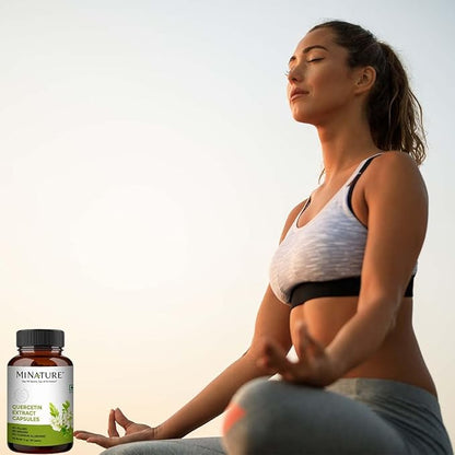 minature Quercetin Extract Capsules |Flavonoids |500mg 90 Veg 45Days Supply