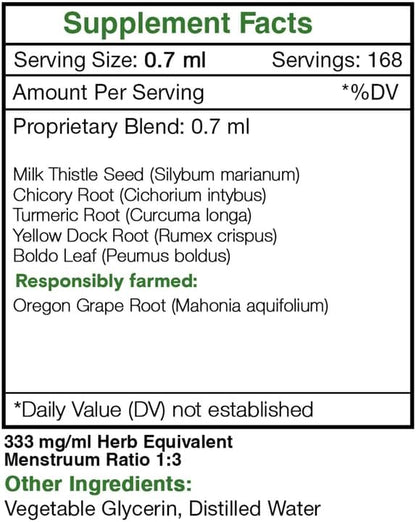 Liver Alcohol-FREE Extract, High-Potency Herbal Drops, 2x4 oz